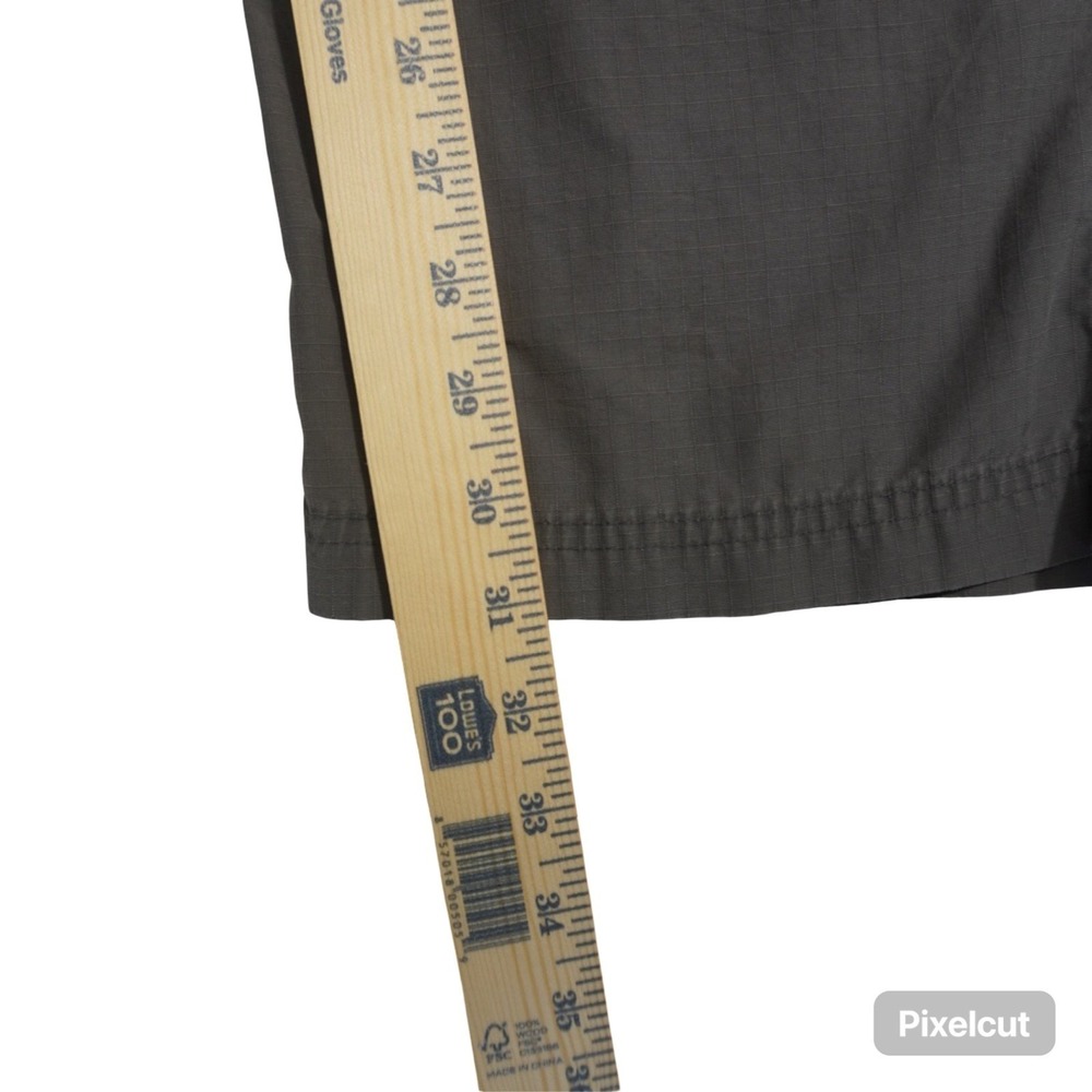 Columbia Convertible Pants Men S 32L Gray Comfort Ripstop Hiking Trekking Travel - Picture 12 of 16